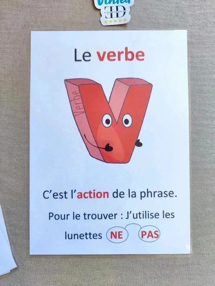 9 Affiche 4A sur la nature des mots - photo numéro 9