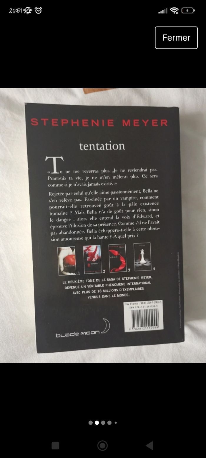 Livre tome 2 tentation - photo numéro 2