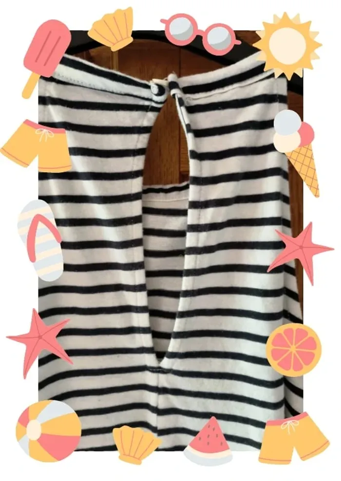 Robe marinière sans manches 42/44 - photo numéro 6