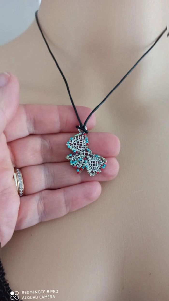 Collier pendentif noeud - photo numéro 3