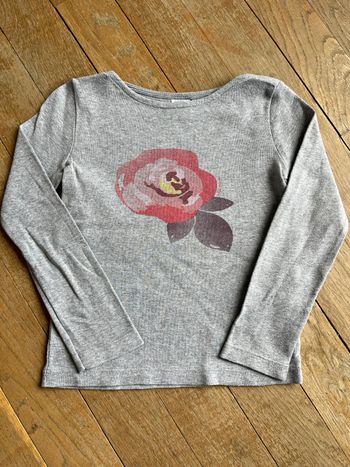 Tee-shirt gris Petit Bateau 6 ans