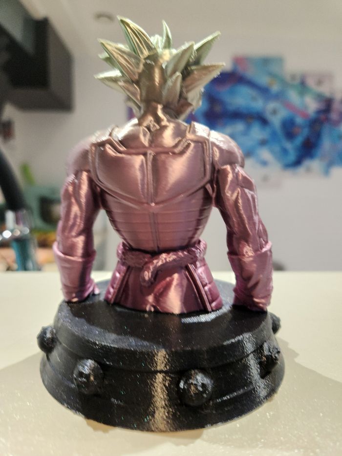 🔥 Figurine Dragon Ball Z – Bardock – Buste collector – Impression 3D - photo numéro 4