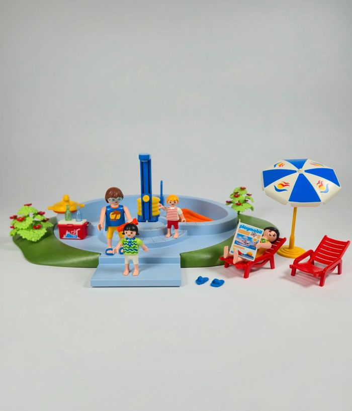 Playmobil Famille à la piscine vintage