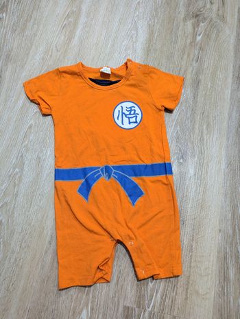 Combinaison dragon ball z 24 mois Bébé