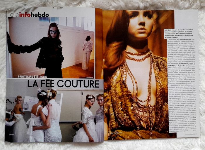 Magazine Elle n°3136 février 2006 spécial Sharon Stone - photo numéro 5