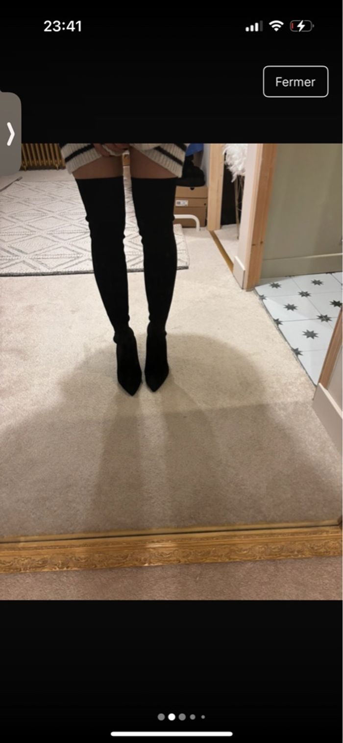 Bottes cuissardes talon aiguilles - photo numéro 6