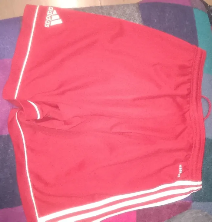 Short de sport rouge Adidas - photo numéro 5