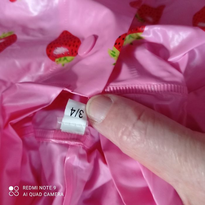 Rigolos ciré rose fraises 4ans - photo numéro 6