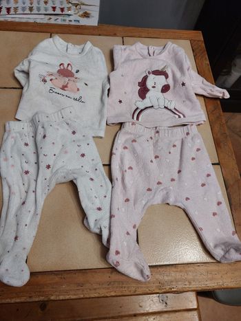Lot de pyjamas 2 pièces