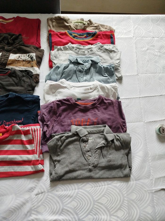 Lot tee shirt ml 4 ans - photo numéro 3