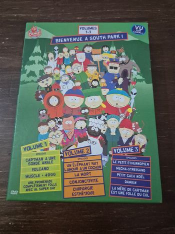 Coffret dvd south park volumes 1, 2 et 3