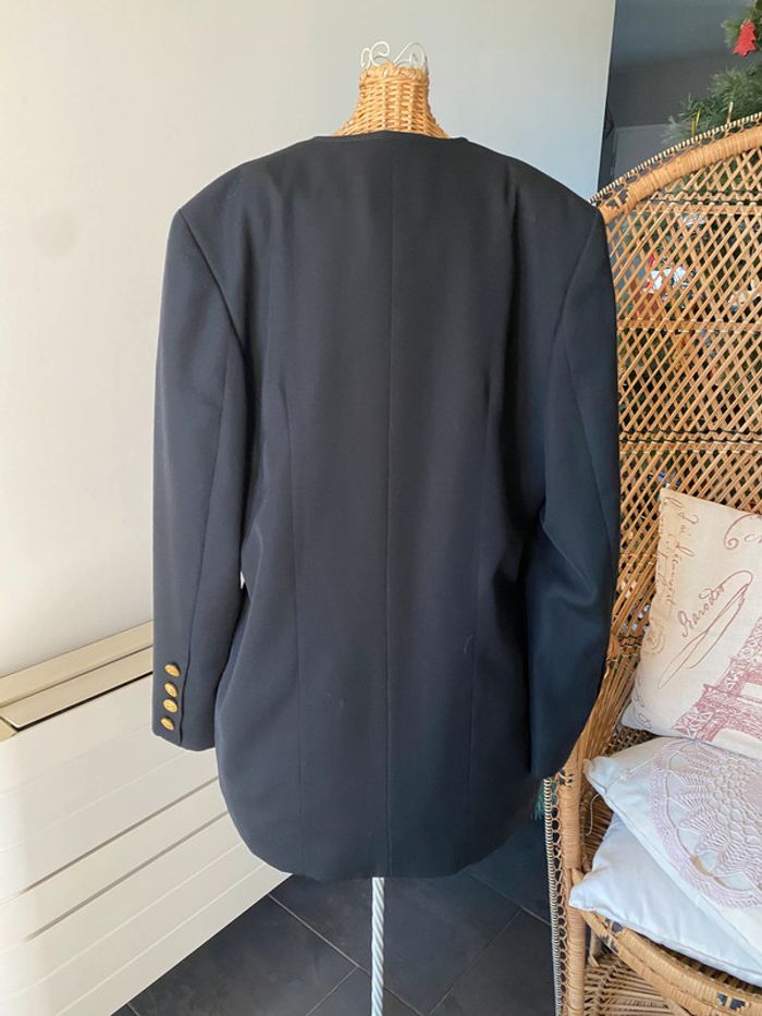 Blazer noir à boutons dorés Fedora taille 38 Made in France - photo numéro 10