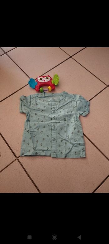 Chemise manches courtes kimadi 12m