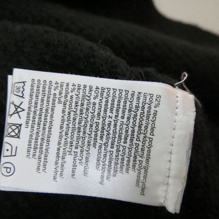 Taille XXL (coupe légèrement ample, style cosy).  Magnifique pull cache-cœur en maille noire, parfai - photo numéro 10