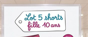 Lot de 5 shorts 10 ans