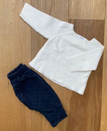Ensemble pull cache coeur et pantalon