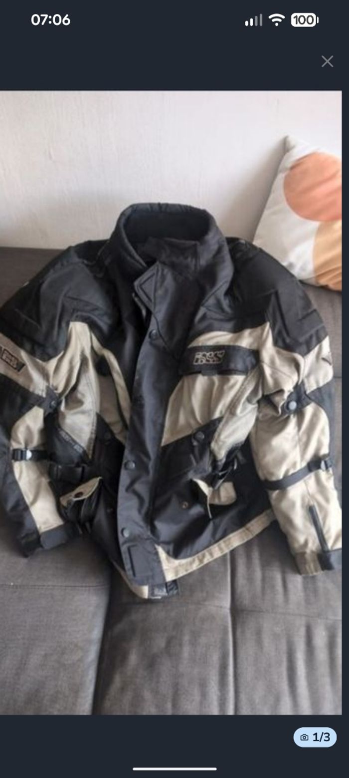 Blouson de moto taille XL