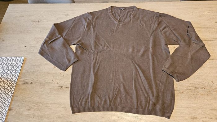 Pull homme léger à manches longues, col V, Tex Man, XL - photo numéro 3
