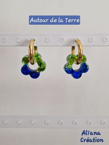 Boucles d'oreilles 💚