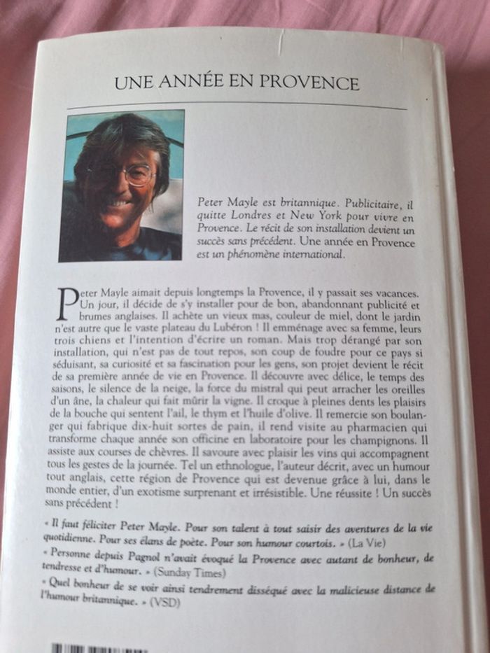 Joli livre sur la Provence de Peter Mayle - photo numéro 3