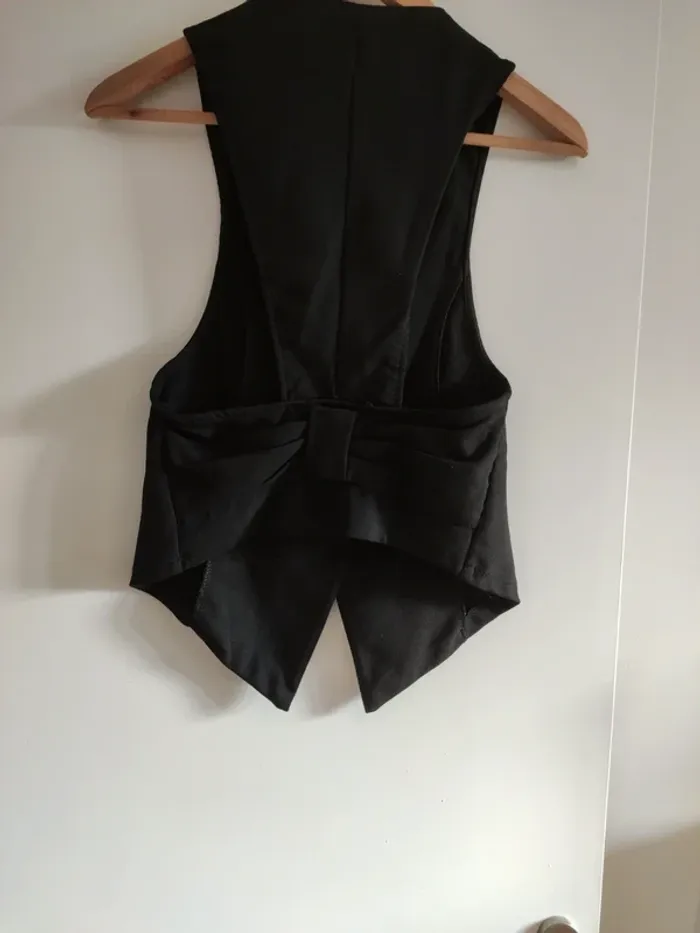 Veste manche courte - boutons - strass - T.1 - photo numéro 5