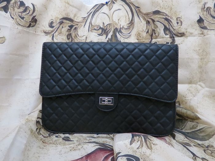 🖤 Sac bandoulière GLO Si&Si noir matelassé – grand format & ultra chic 🖤