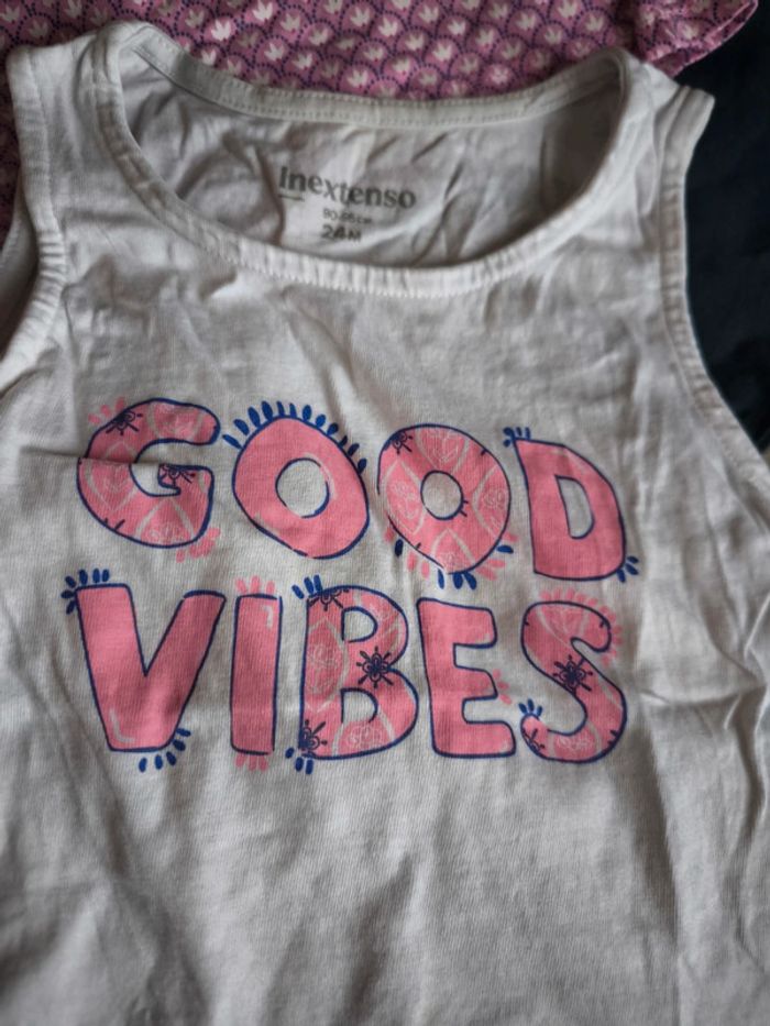 🌸 Lot de 3 débardeurs été In Extenso 24 mois 🌸 - photo numéro 2