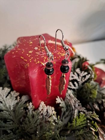 Boucles d'oreilles améthyste