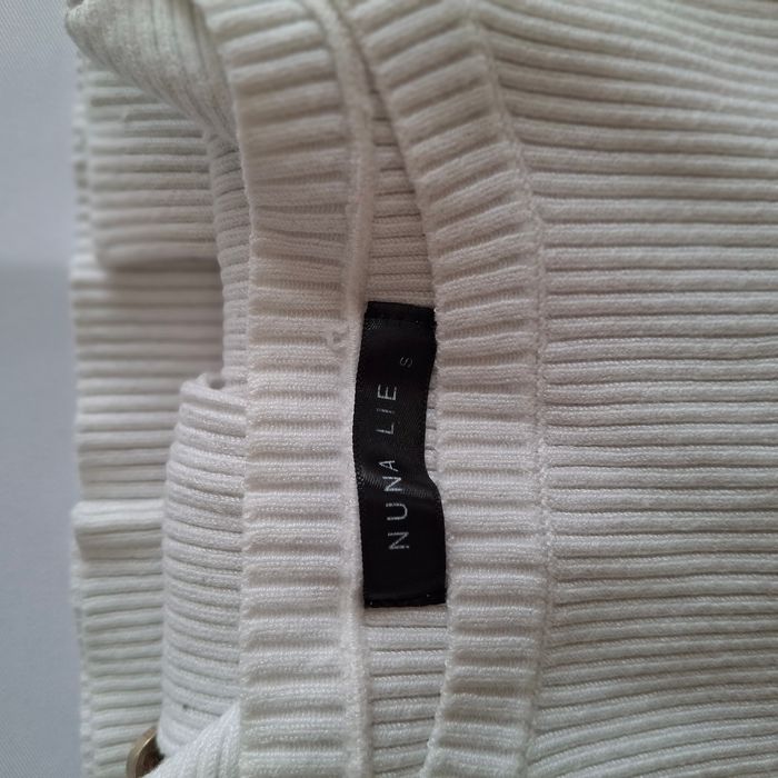 T-shirt - Pull blanche pour femme - Manches longues - Taille S - Nuna Lie - photo numéro 9