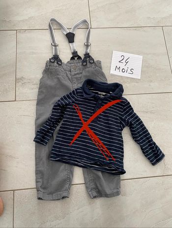 Pantalon brettelles Orchestra 2 ans