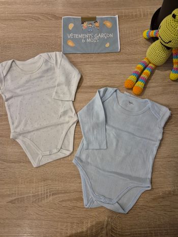 Lot 2 body manches longues TEX