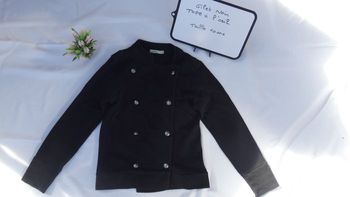 Veste noir tape à l œil