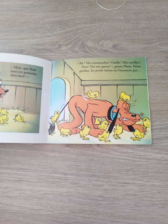 Livre vintage Disney câlin pluto mère poule - photo numéro 3