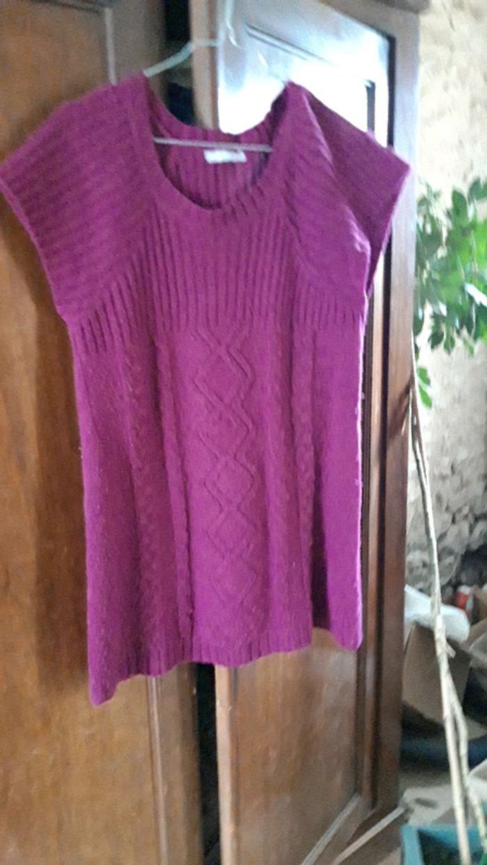 Tunique 38/40 blanche porte - photo numéro 3