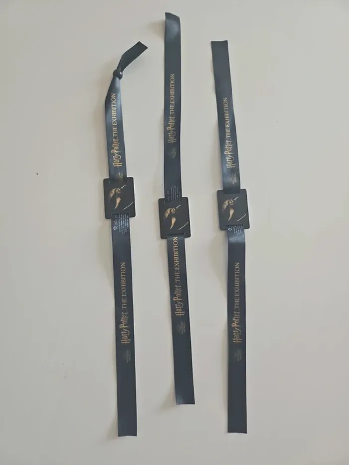 Lot de 3 bracelets collector Exposition Harry Potter
