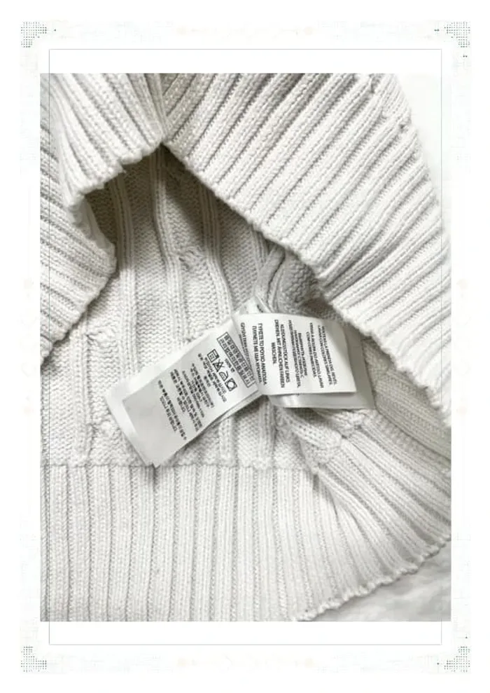 Ralph Lauren pull torsadé blanc femme taille M coton col V - photo numéro 10