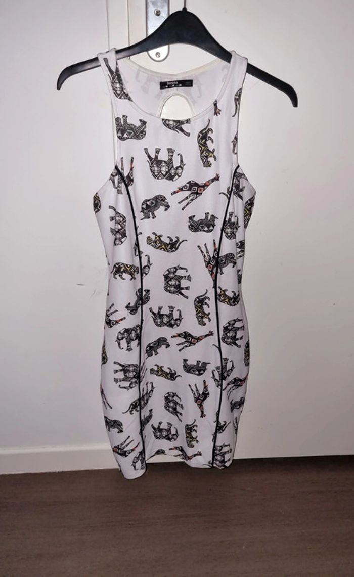 Robe motif savane