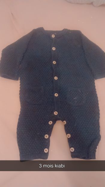 Combinaison en laine 3 mois