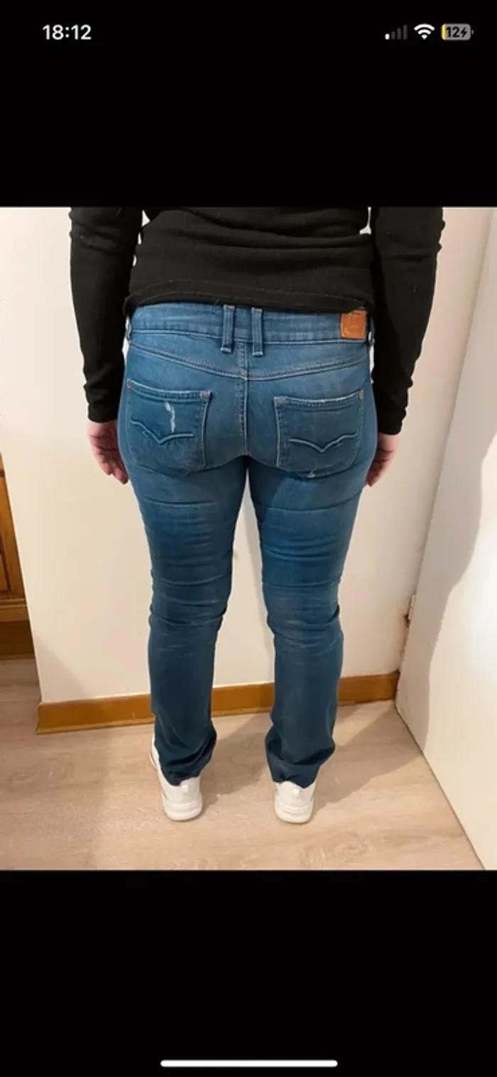 Jean bleu femme kaporal - photo numéro 2
