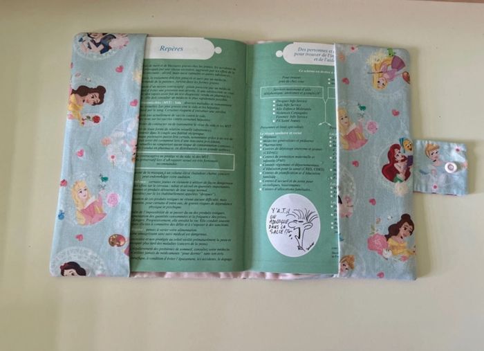 Protège carnet de santé thème Princesses - photo numéro 5