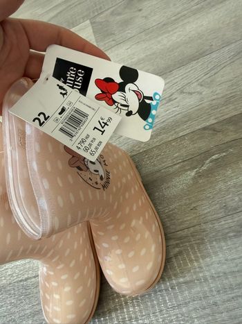 Bottes de pluie Minnie neuves 