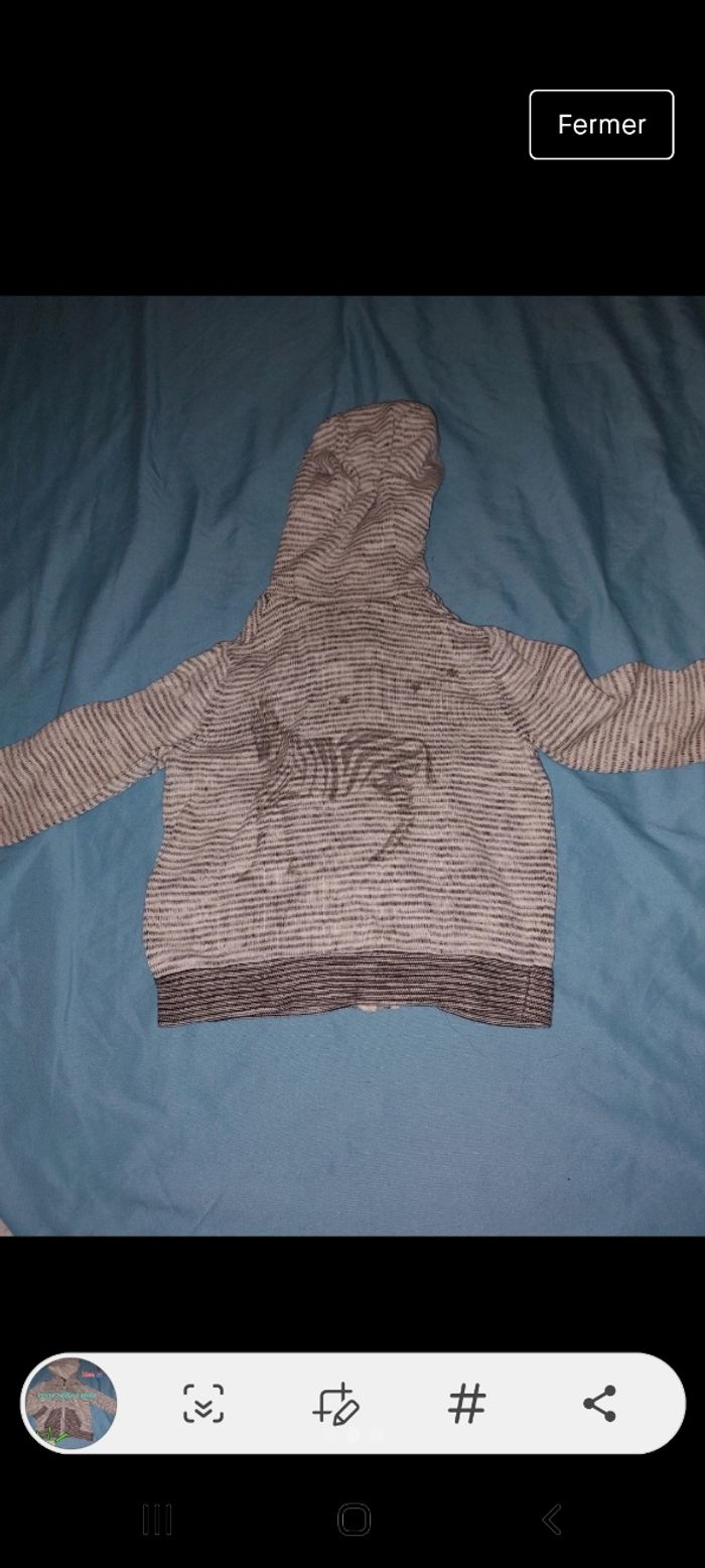 Veste a capuche girafe 🦒 mixte - photo numéro 2