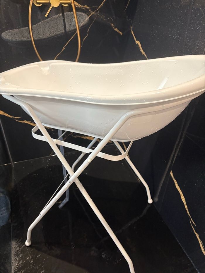 Baignoire sur pied et thermomètre intégré - photo numéro 3