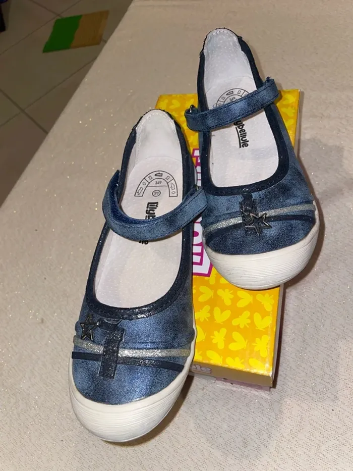 Ballerines scratch lilybellule cuir 31 neuves - photo numéro 2