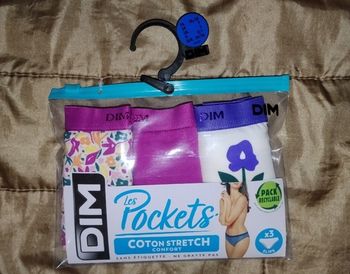 Lot 3 slips dim taille 36/38