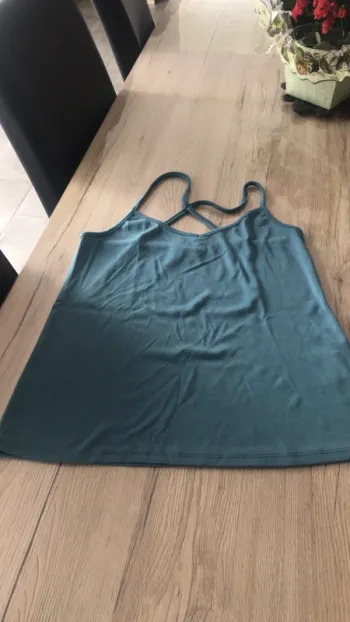 Débardeur Camaïeu M bleu canard