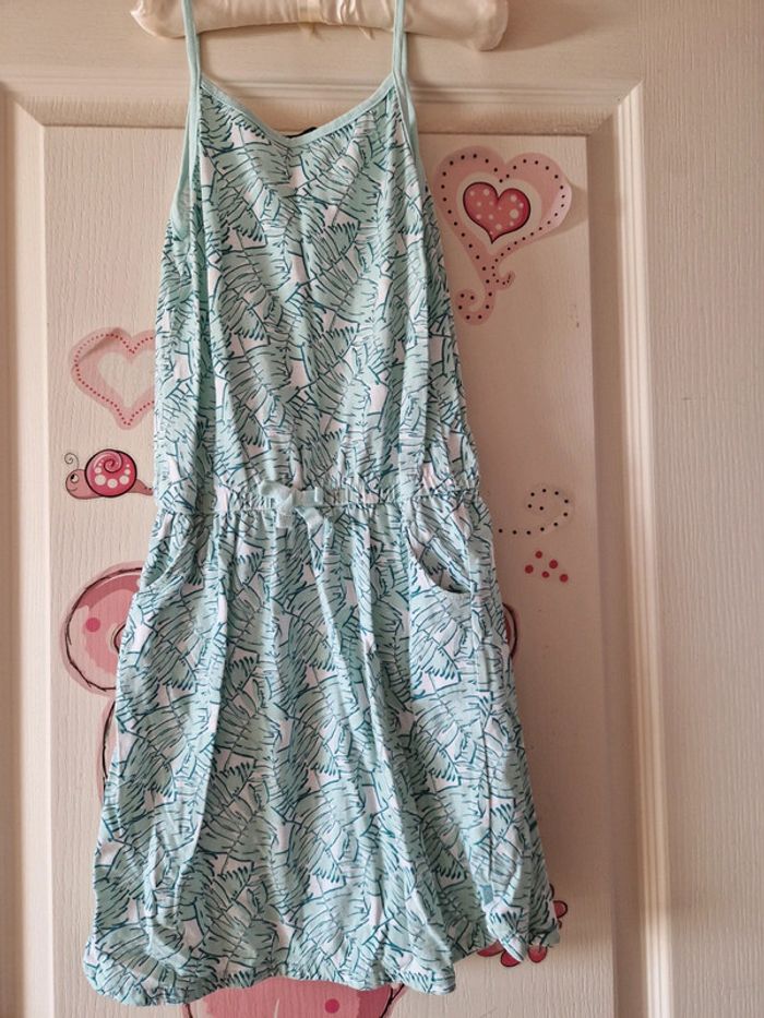 Robe 8 ans turquoise okaidi