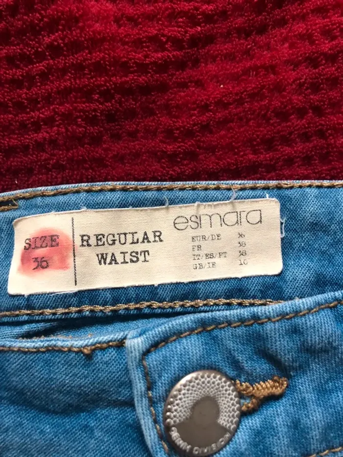 Short en jean bleu - photo numéro 4