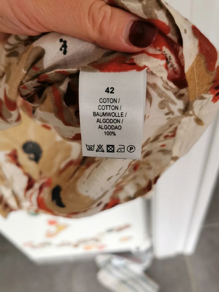 Chemise fleur de sel taille 42 - photo numéro 4