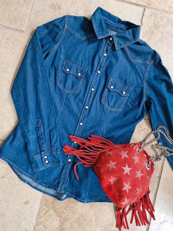 Chemise en jean brute